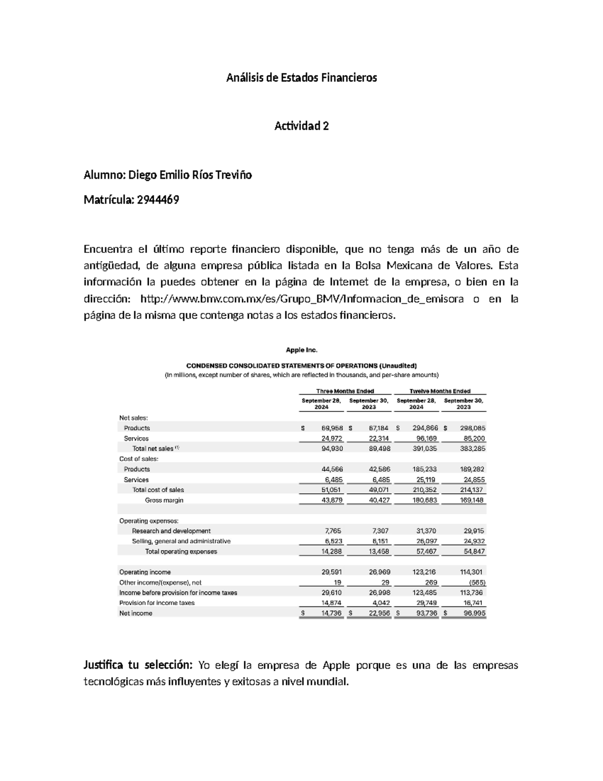 Actividad 2 Analisis de Estados Financieros - Análisis de Estados ...