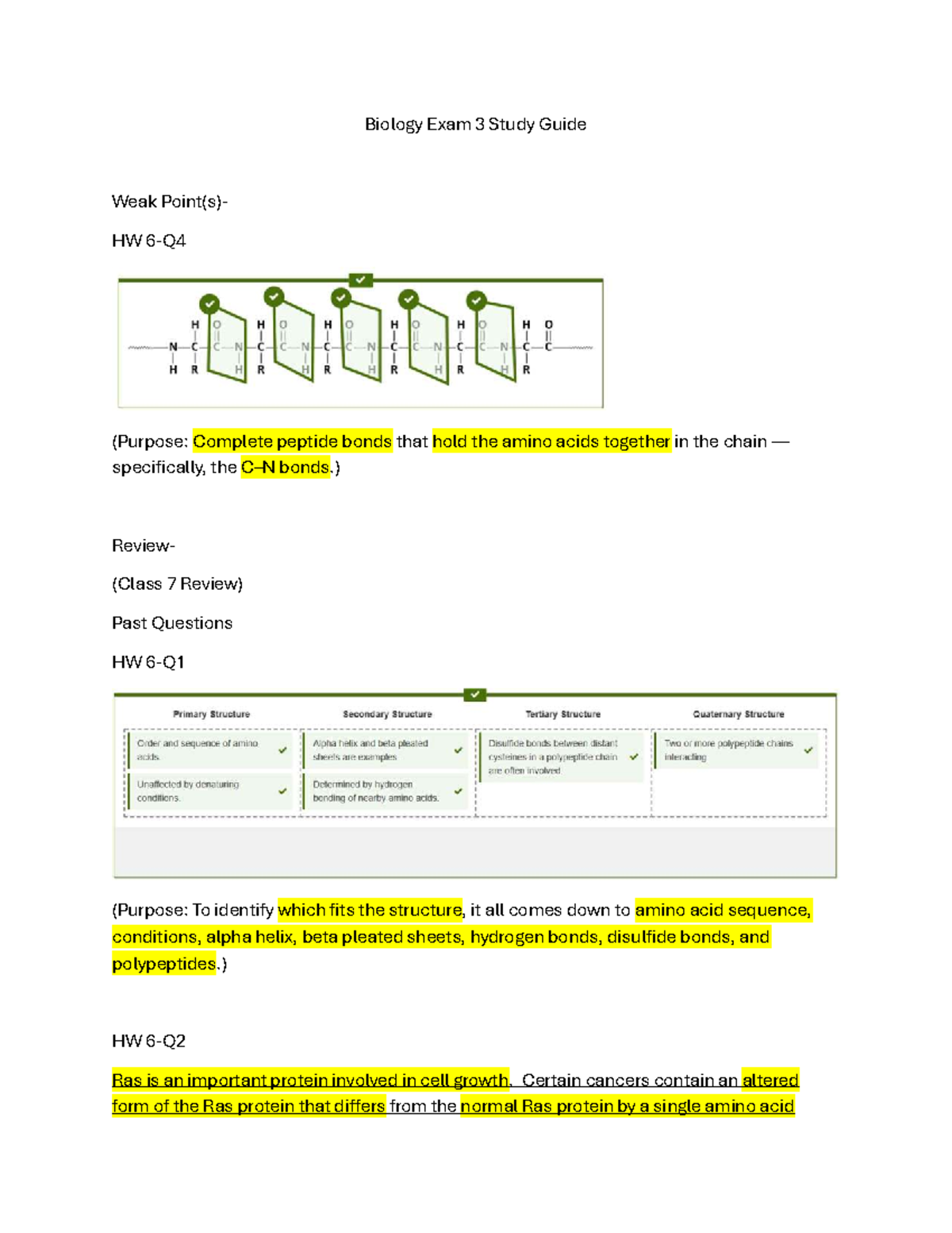 Biology Exam 3 Study Guide - Studocu