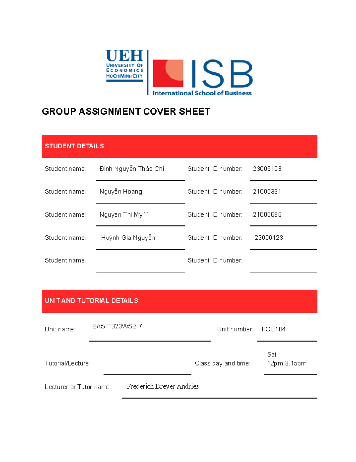 Task 2-Group Essay submission-BAS-T323WSB-7-Group 4 - GROUP ASSIGNMENT ...