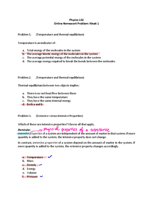 Ch 3 - Written Problems - Sp24 - Solution - Physics 132 Written ...