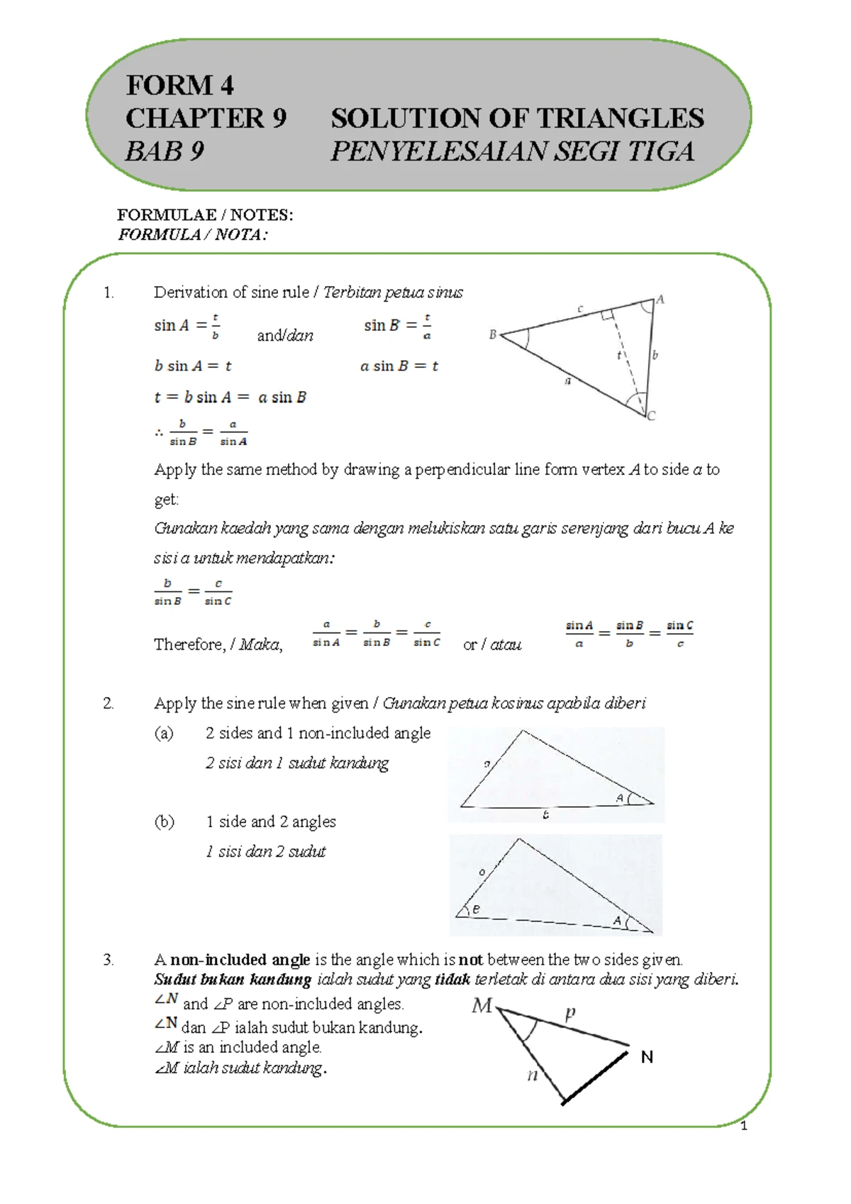 F4 C1 Functions - Exam Notes and Practice Questions - Studocu