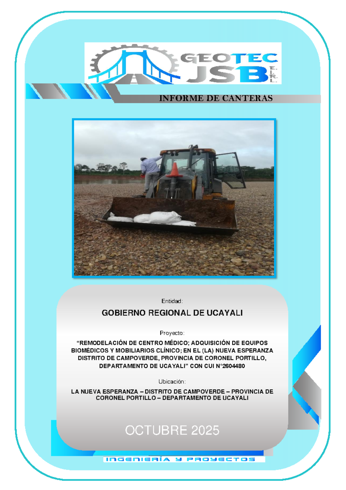 Informe Técnico de Canteras para Proyecto CUI 03-11-25 - Document Preview