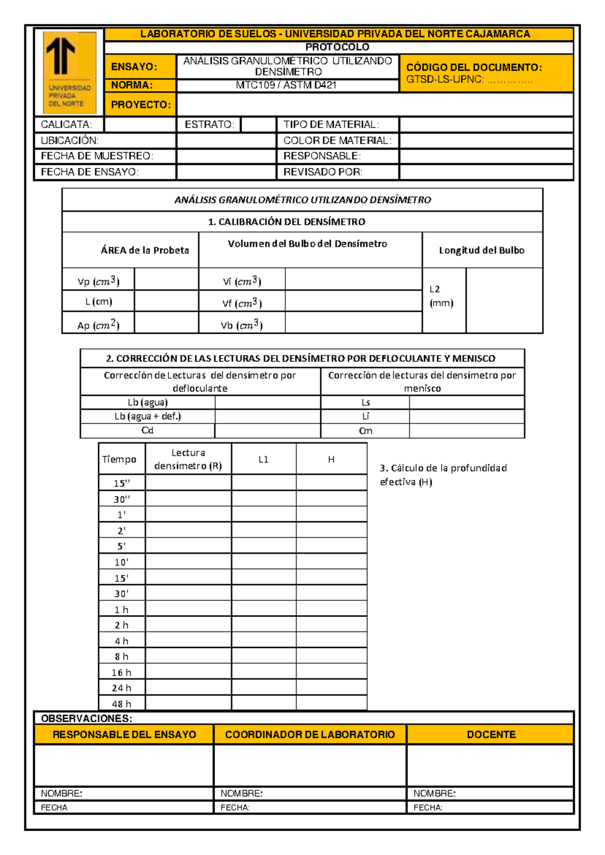 Protocolo de Análisis Granulométrico con Densímetro - GTSD-LS-UPNC ...