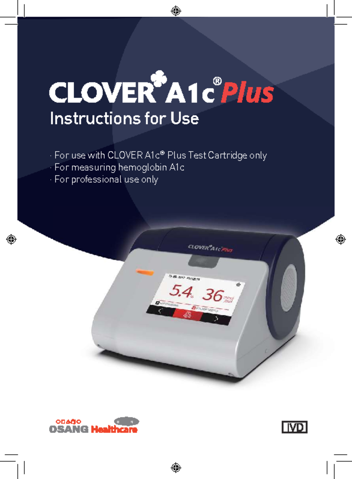 CLOVER Plus Instructions for Use: HbA1c Measurement Guide - Studocu