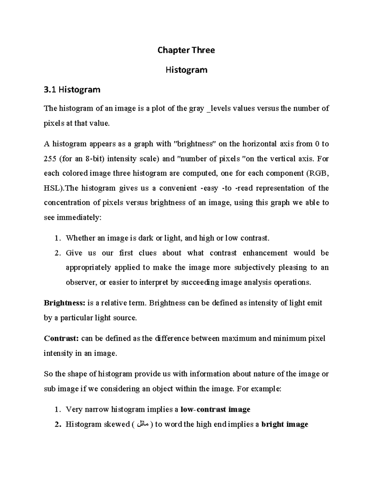 Chapter 3: Understanding Histograms and Their Applications in Image ...