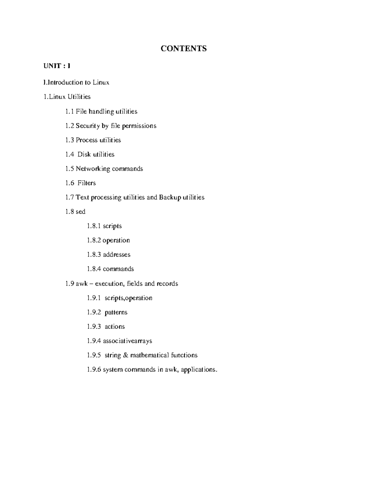 Unit 1: Introduction to Linux & Key Utilities Overview - Studocu