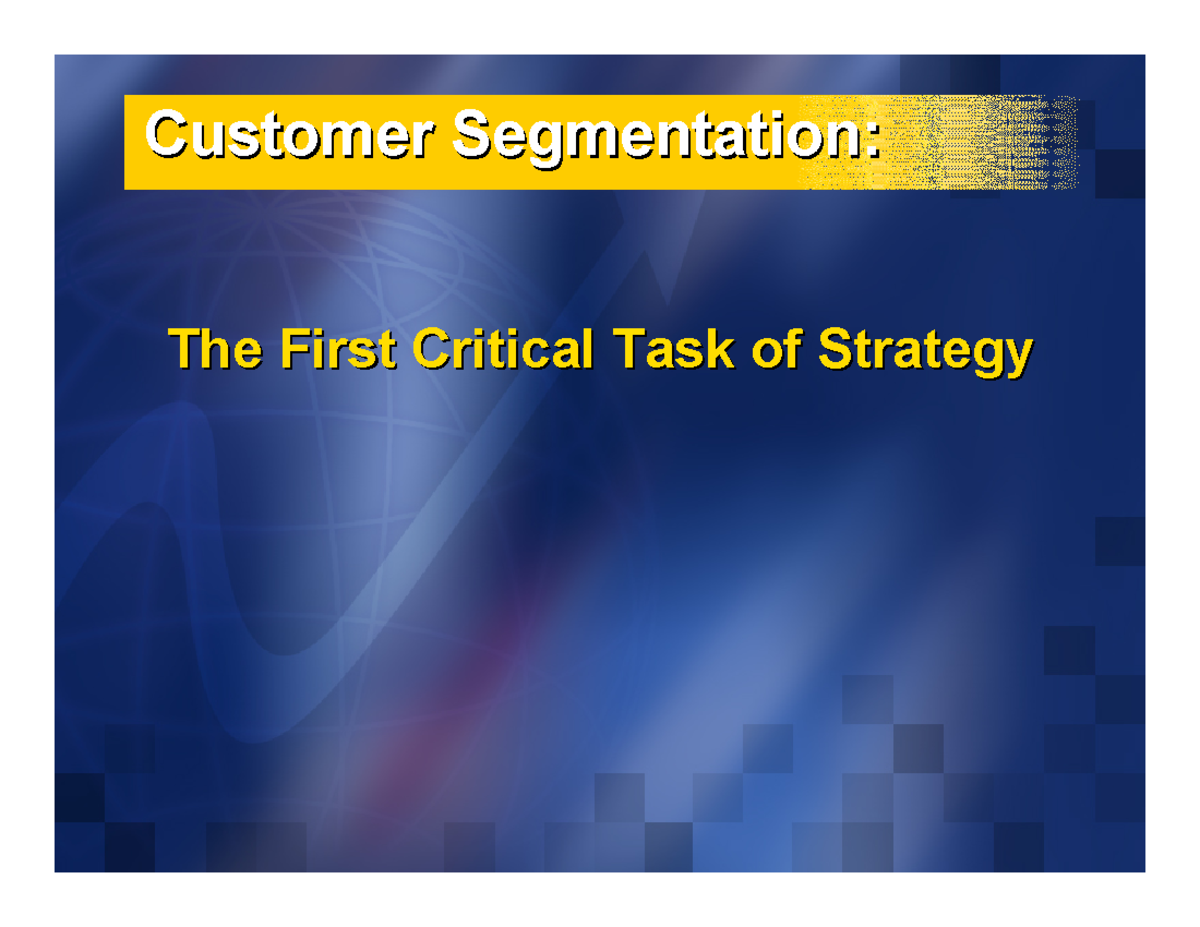 Customer Segmentation Strategies: Insights and Opportunities (05) - Studocu