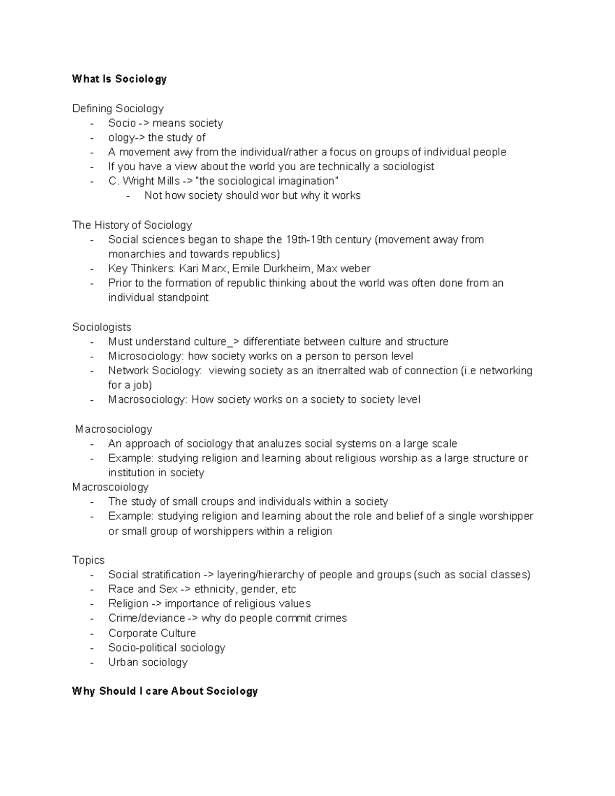 Sociology 101: Key Concepts and Theories in Social Science - Studocu