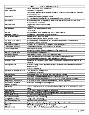 AUBF Possible Questions FROM Brunzel AND Strasinger - AUBF POSSIBLE ...