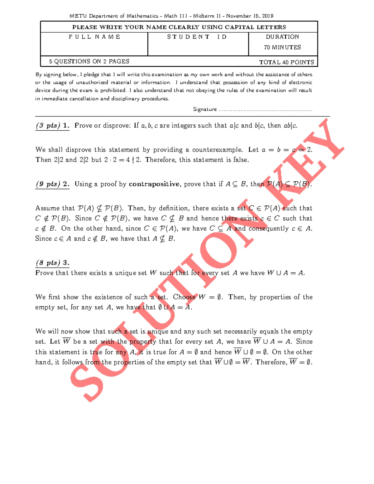 Week 1 Lecture Notes for Math 126 - Studocu