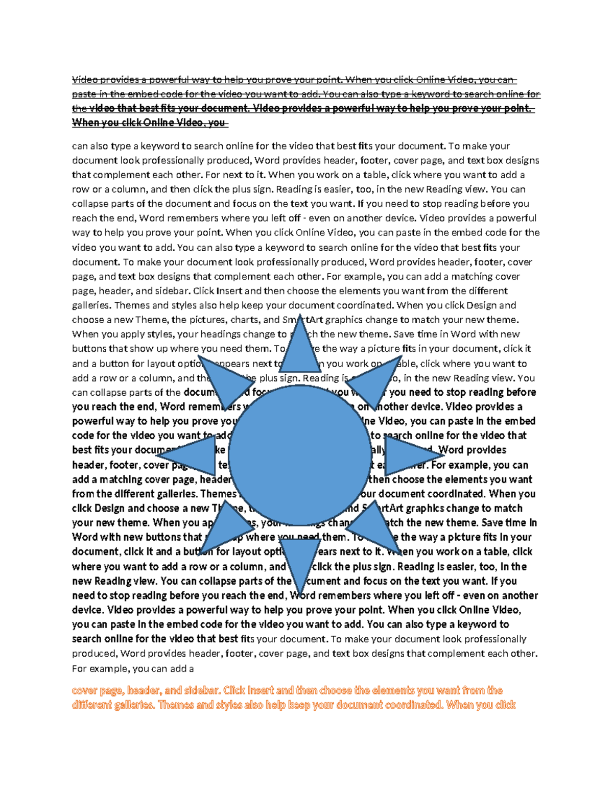 Word Document Tips: Enhancing Your Document with Video and Design - Studocu