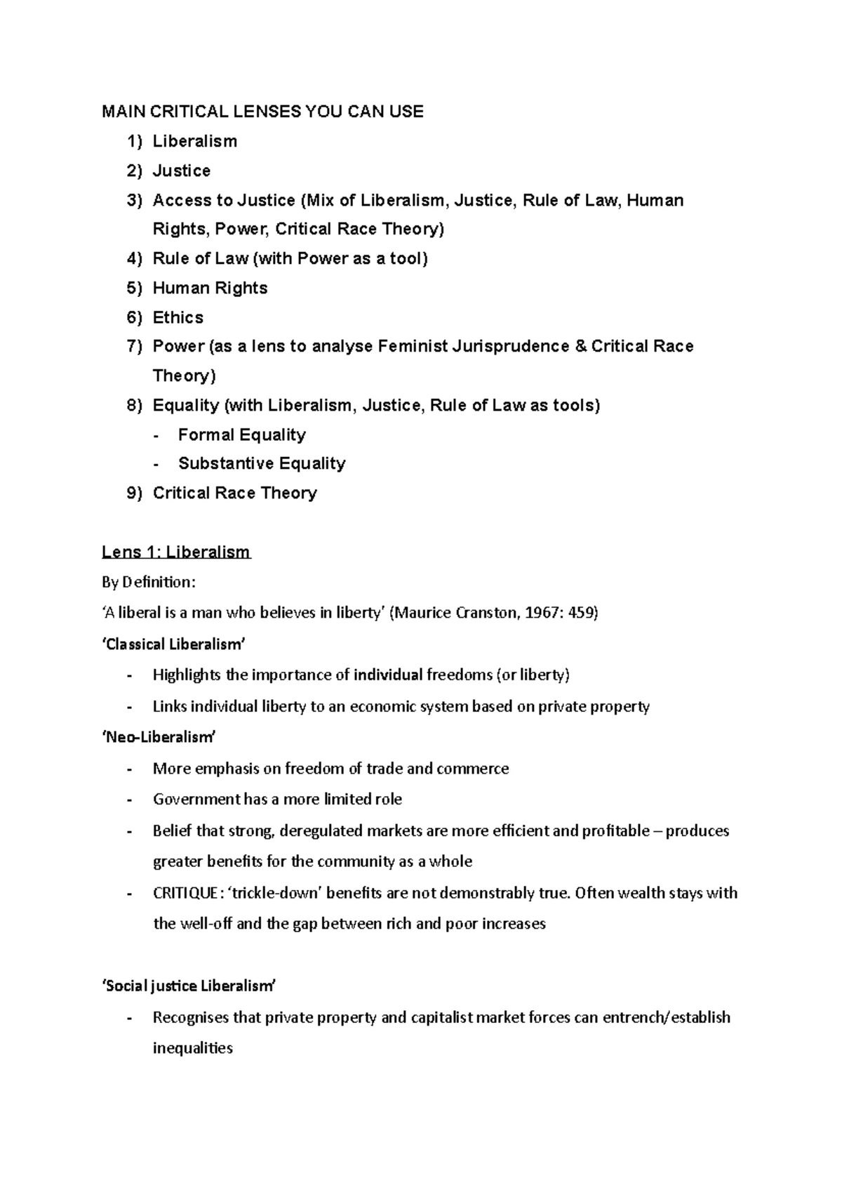 LLB104 Final Exam Preparation & Critical Analysis Guide - Studocu