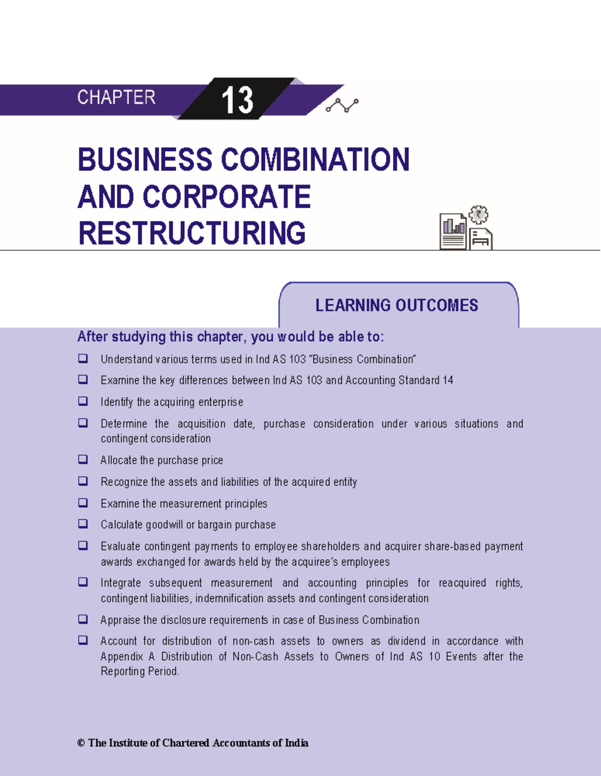 IND AS 103 - Easy - 13 BUSINESS COMBINATION AND CORPORATE RESTRUCTURING ...