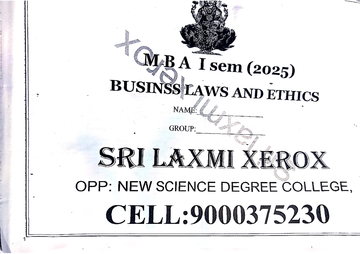 BUS 101: Business Laws and Ethics - Course Overview & Key Concepts ...