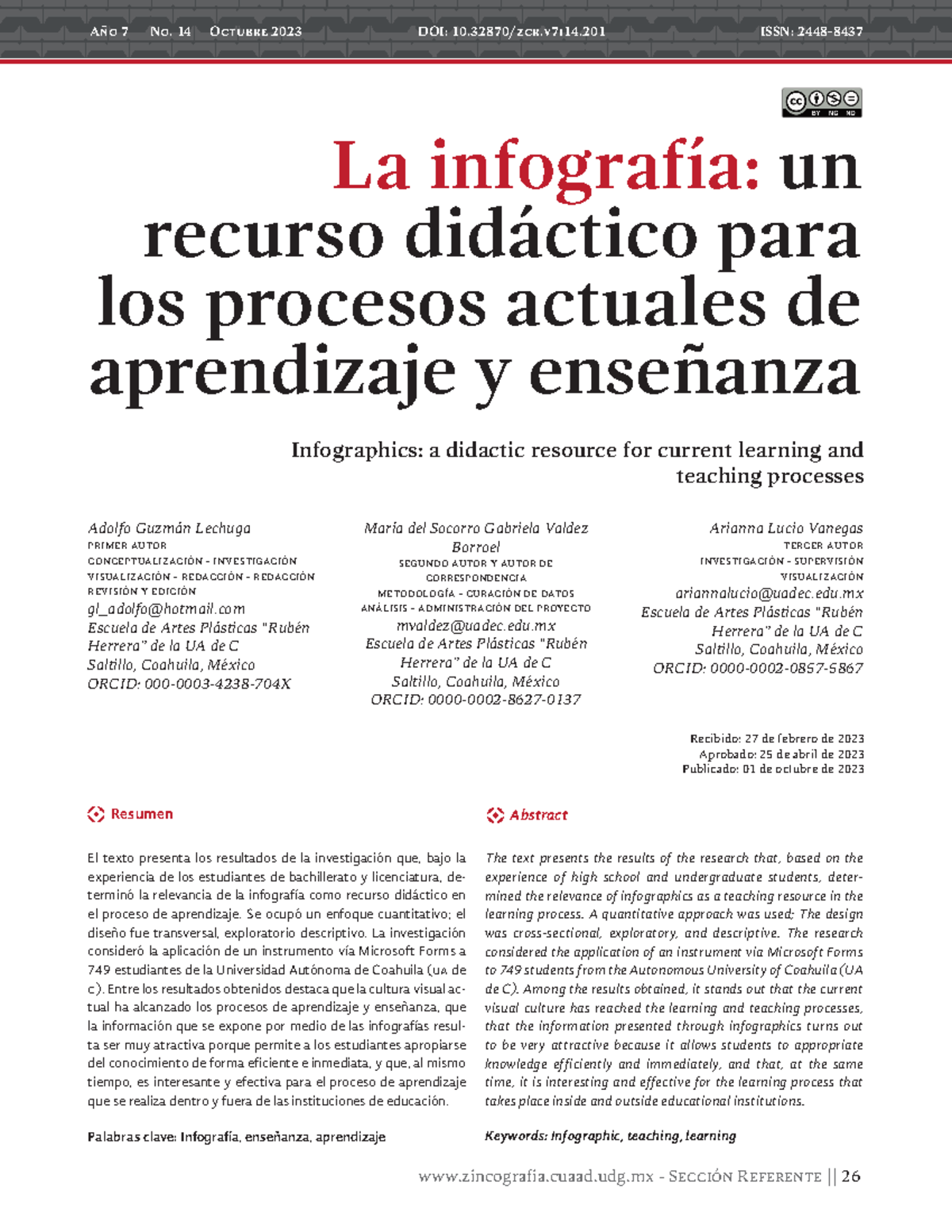 Admin n la infografa un recurso didctico para los procesos actuales de ...