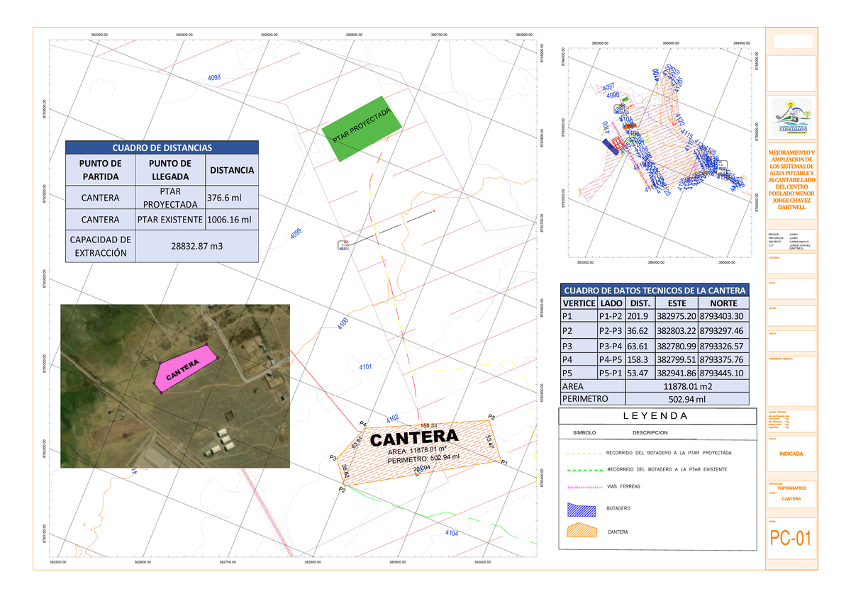 Plano de Cantera y DME - 382700.00 - Studocu