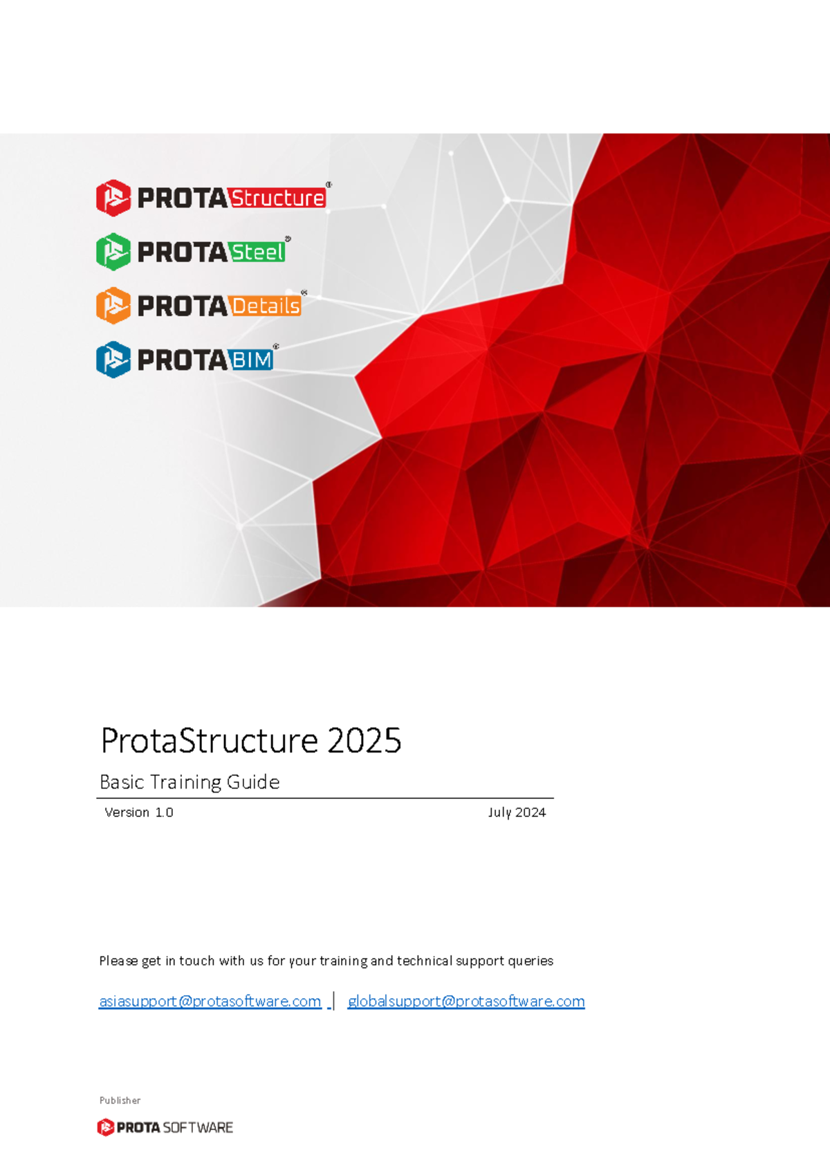 ProtaStructure 2025 Basic Training Guide: Training & Support Info - Studocu