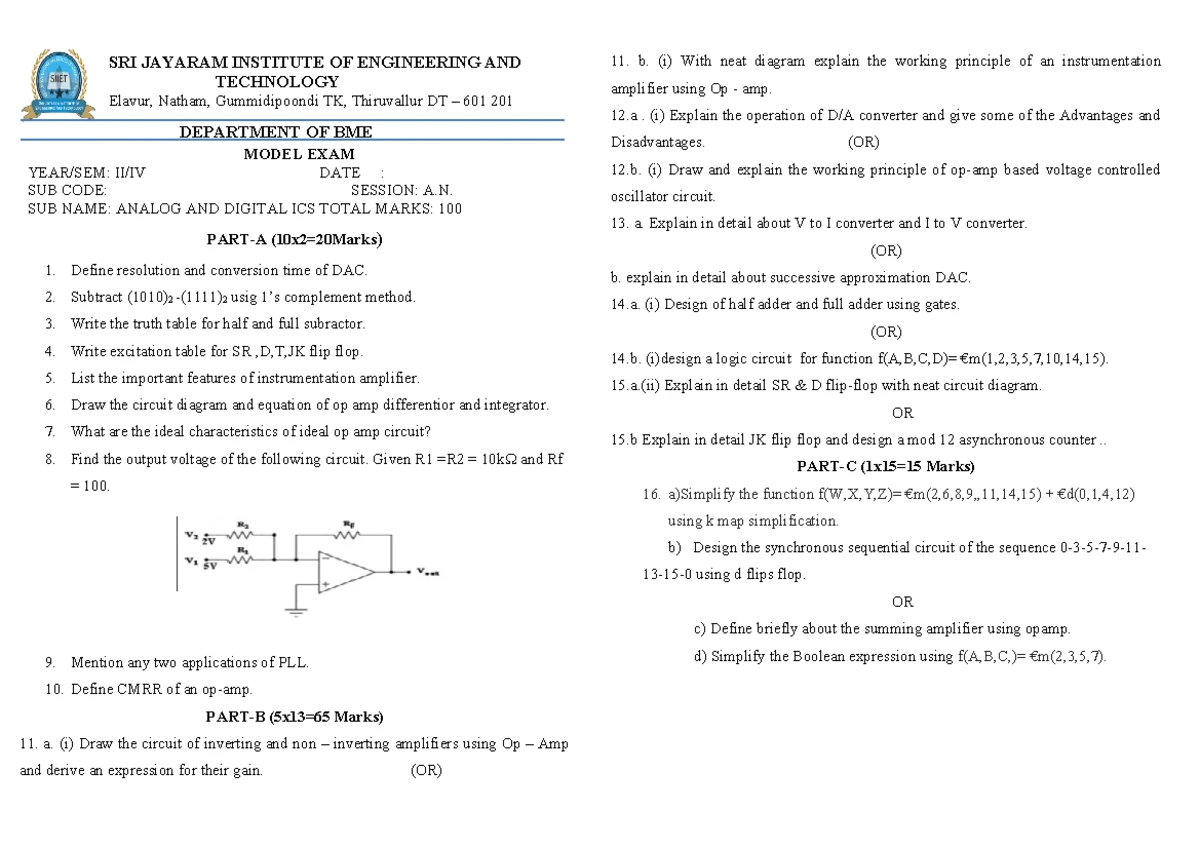BEEE short notes 📚 - Basic of electrical and electronics engineering ...