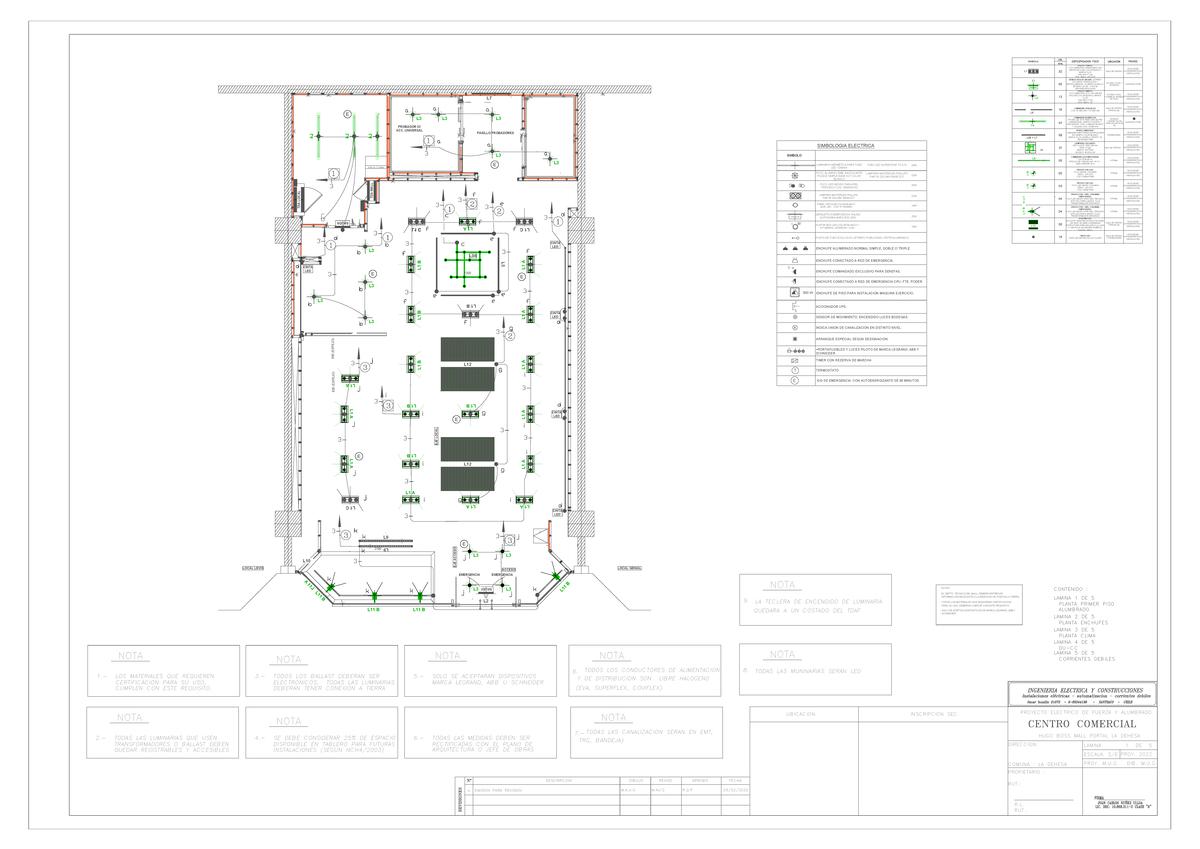 HB PLD Proyecto Eléctrico - Hugo Boss MALL Portal La Dehesa - Studocu