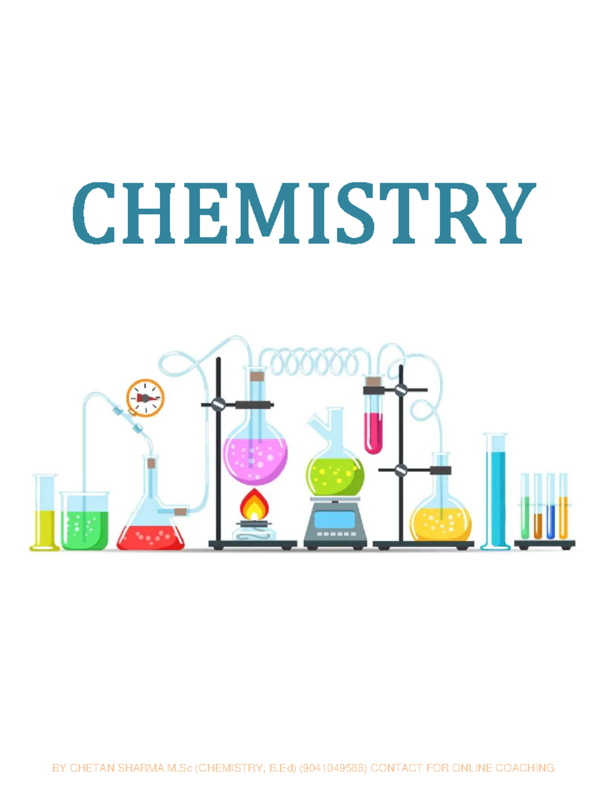 M.Sc Chemistry (B.Ed) 9041049588: Basic Concepts of Chemistry Notes ...