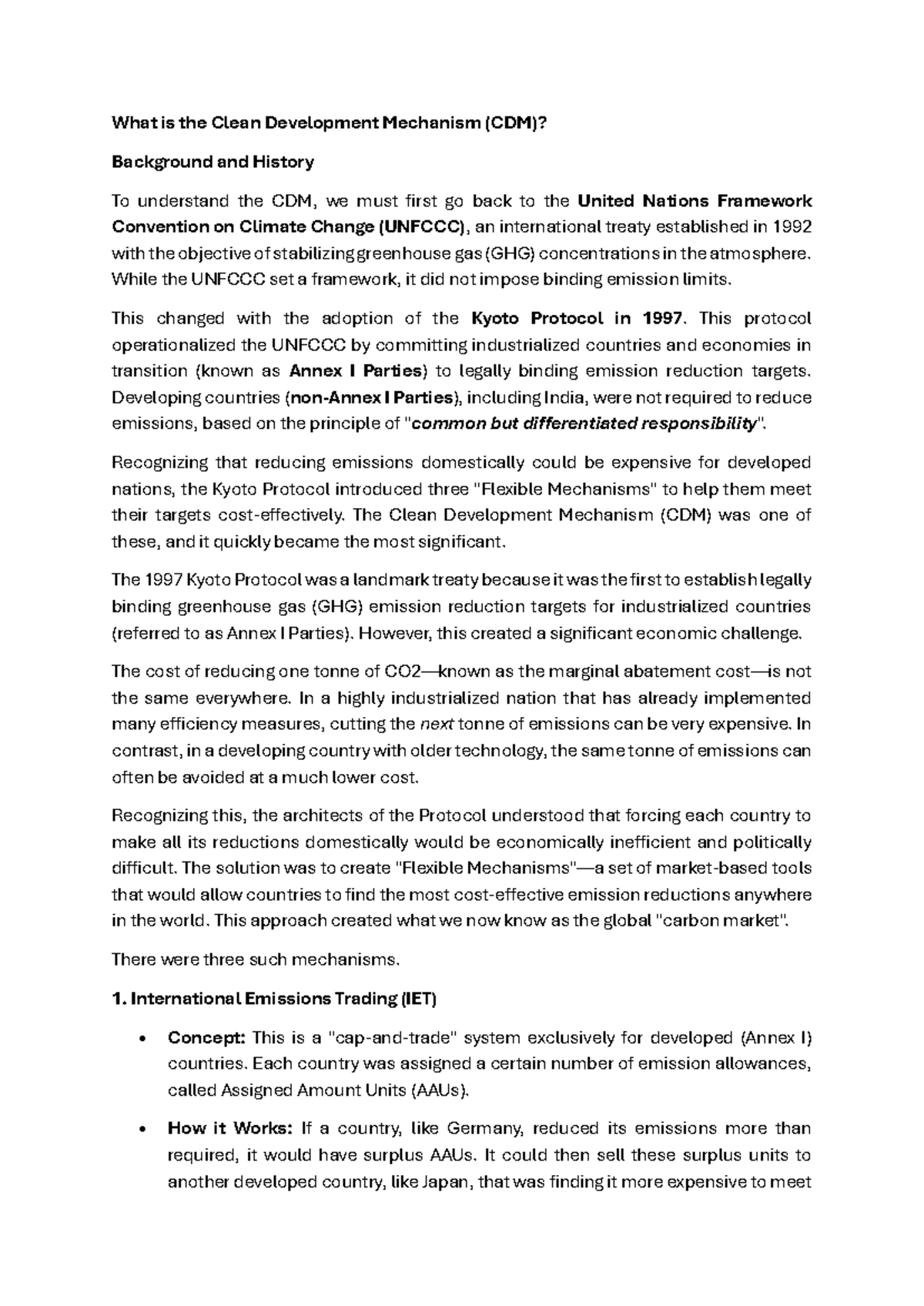CDM Overview: Mechanisms, Benefits, and Future Directions - Studocu