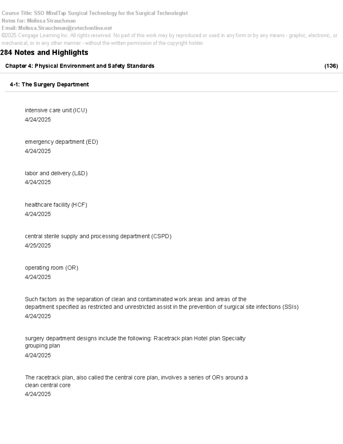 SSO Surgical Technology Study Guide: Chapter 7 & 12 Notes - Studocu