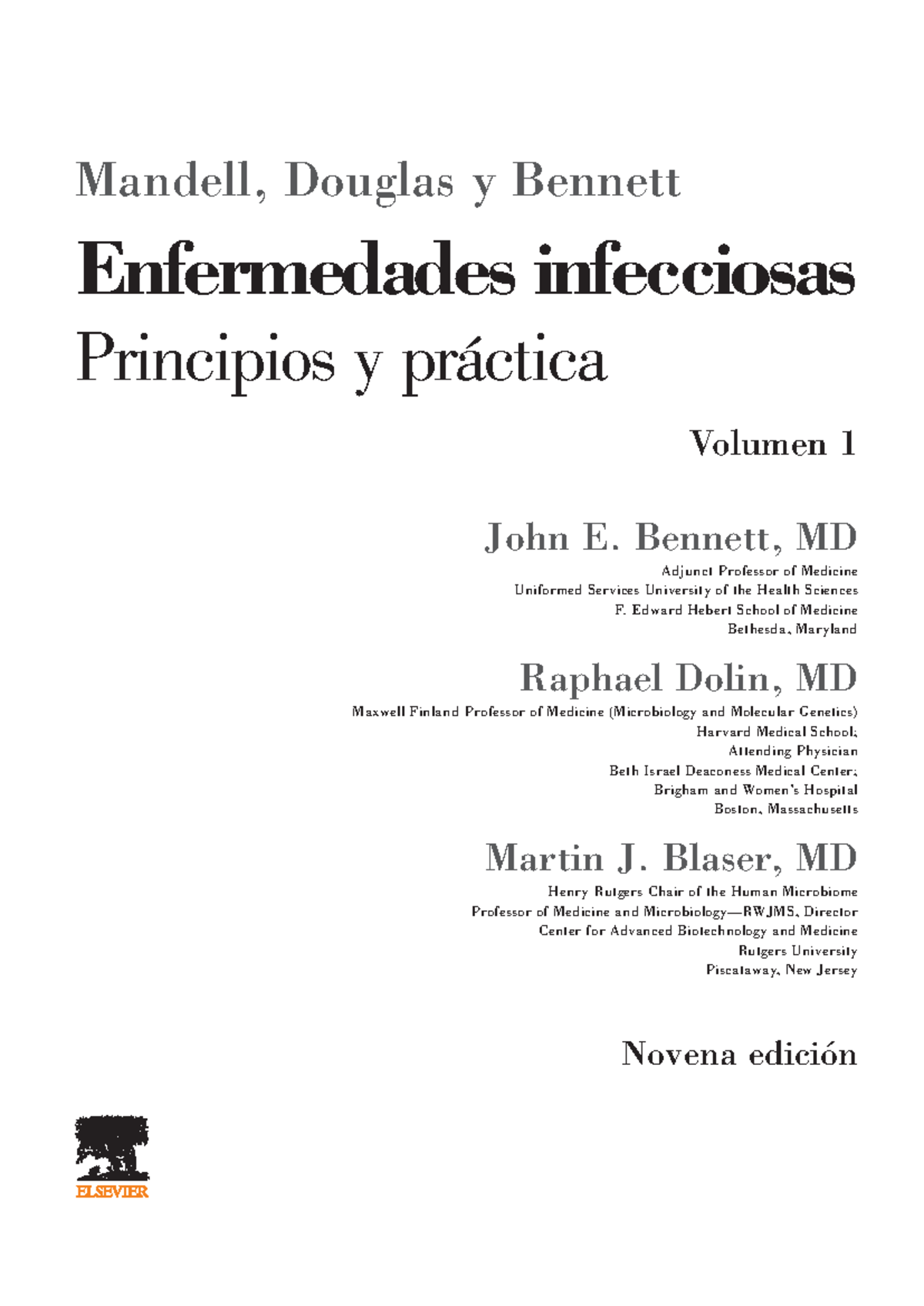 Principios y Práctica de Enfermedades Infecciosas - 9ª Edición - Document Preview