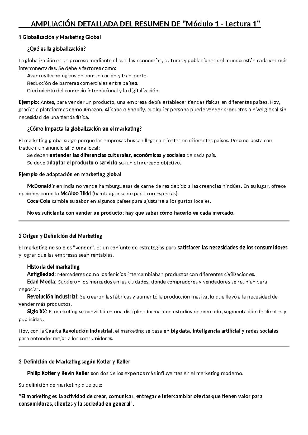 Marketing 1 - Resumen modulo 1 y 2 - 📌 AMPLIACIÓN DETALLADA DEL RESUMEN ...