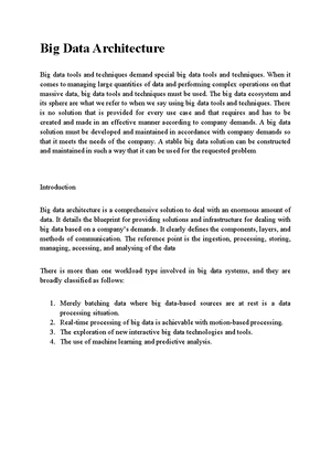 BIG DATA Final Review - ITS A PROJECT ON BIG DATA AND ANALYTICS ...