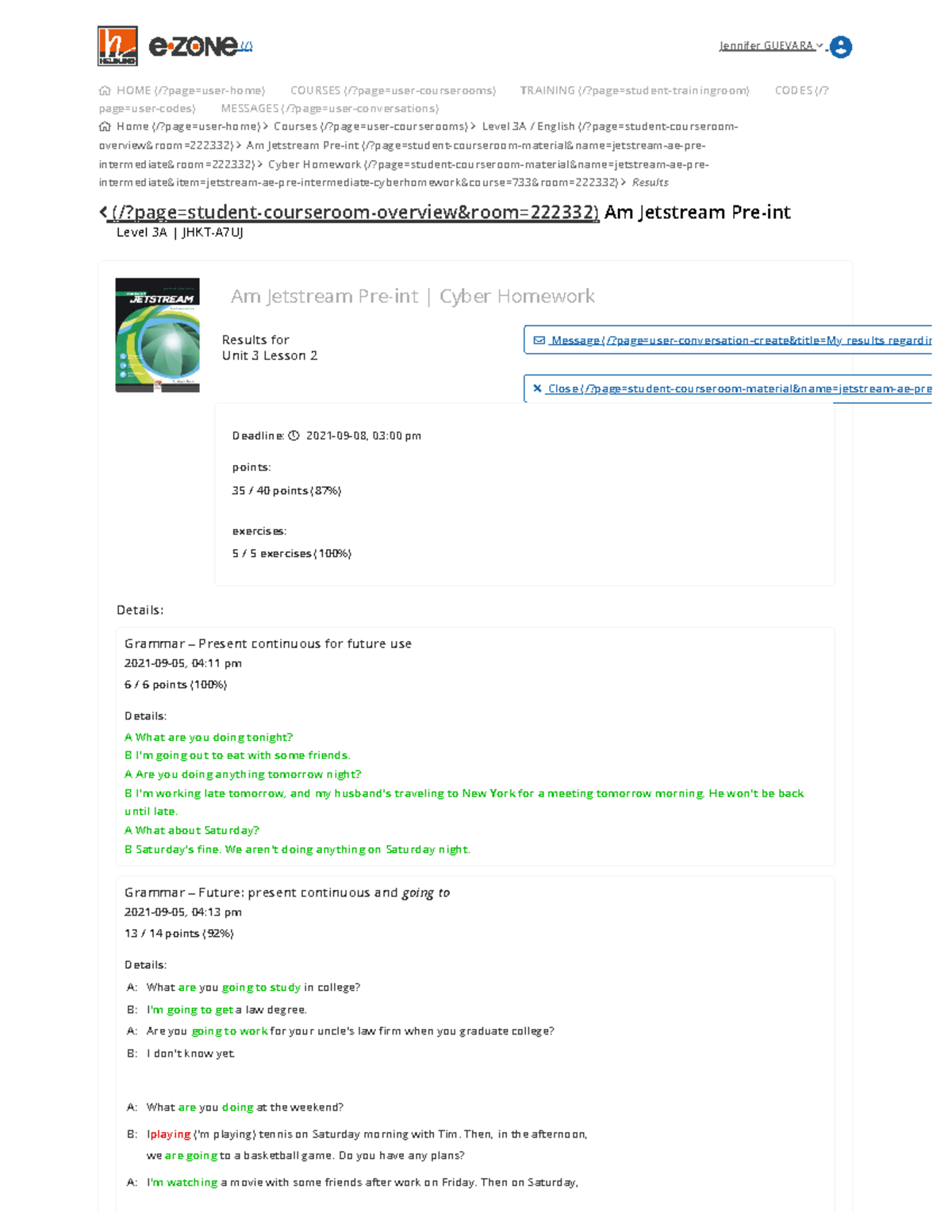 530168910 Am Jetstream Pre Int Unit 3 Lesson 2 - Home (/?page=user-home ...