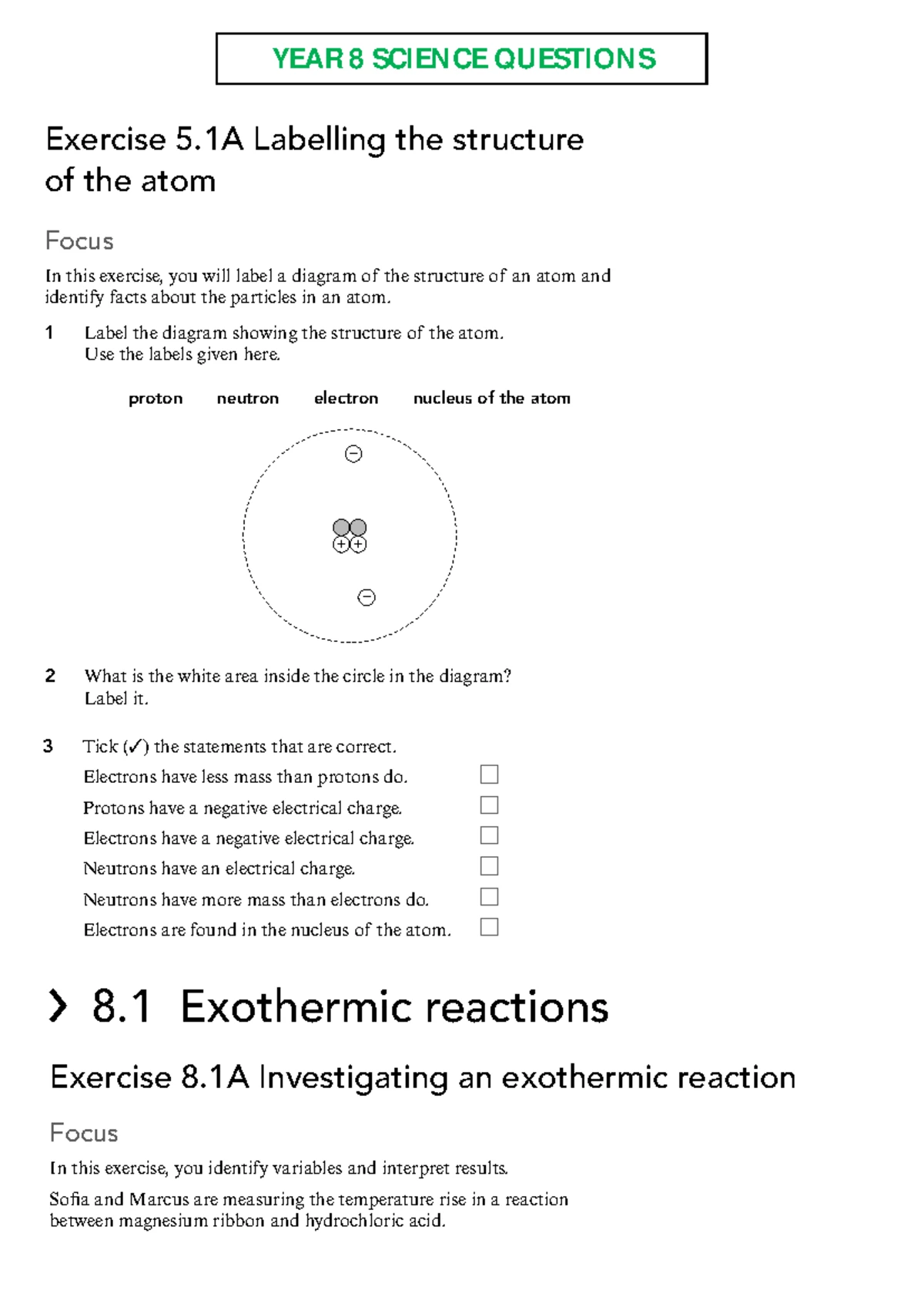 Periodic Table Test Practice QP CAIE Chemistry IGCSE - Studocu
