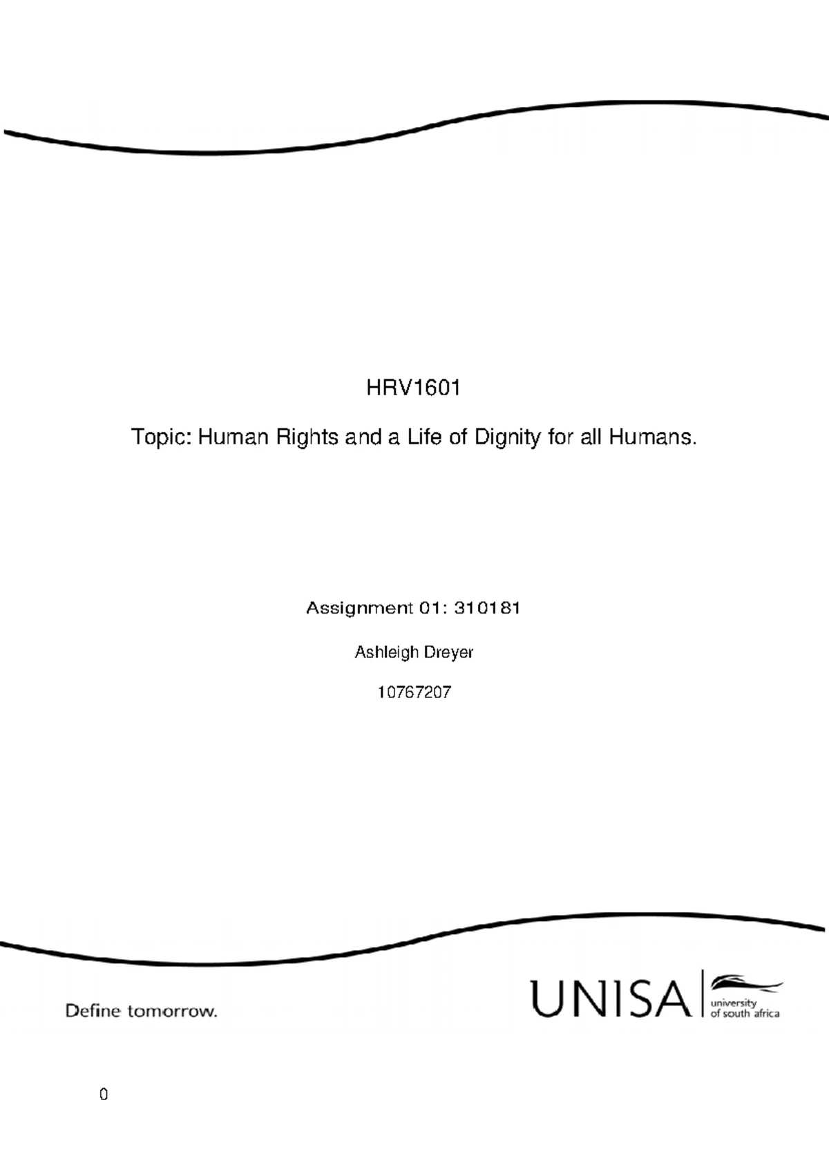 Human Rights Issues in Bhuga, Mbombela: A Long Assignment (HUM 101 ...