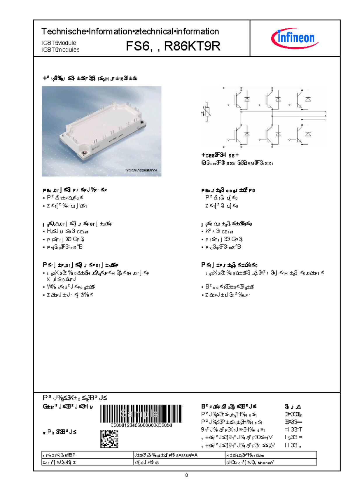 FS200R12KT4R Datasheet Overview and Specifications - Studocu