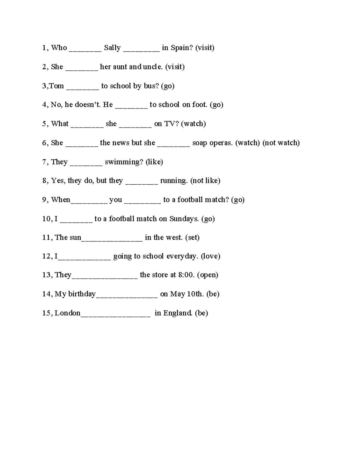 English Grammar Practice: Questions & Answers (Btap Video) - Studocu