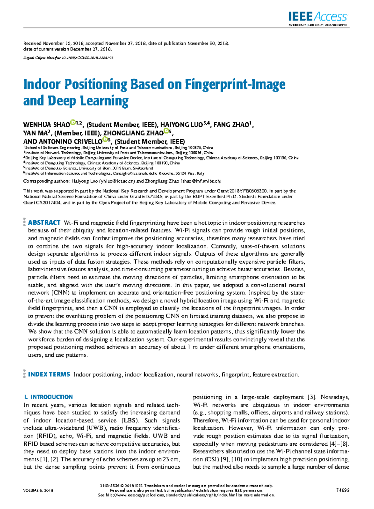 Indoor Positioning Based on Fingerprint Images and Deep Learning ...