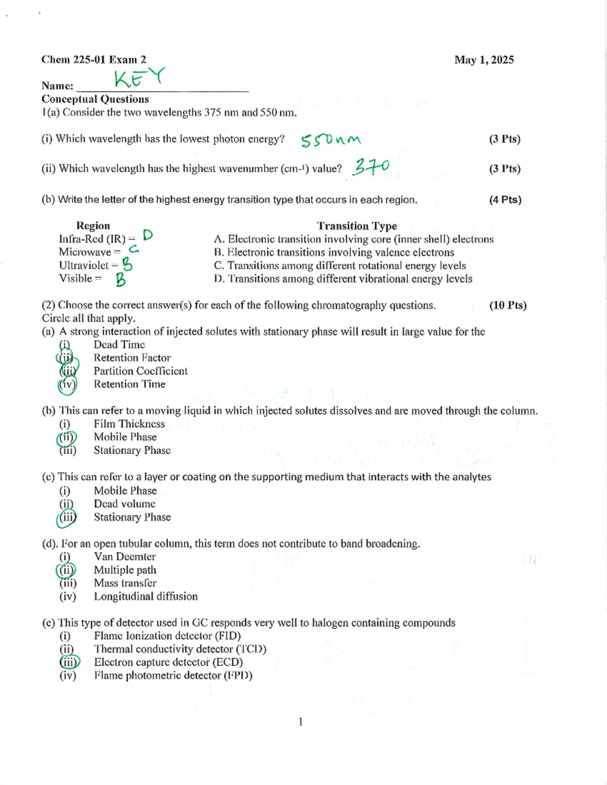 Final Exam Study Guide for Course XYZ 101: Quiz 3 Key Analysis - Studocu