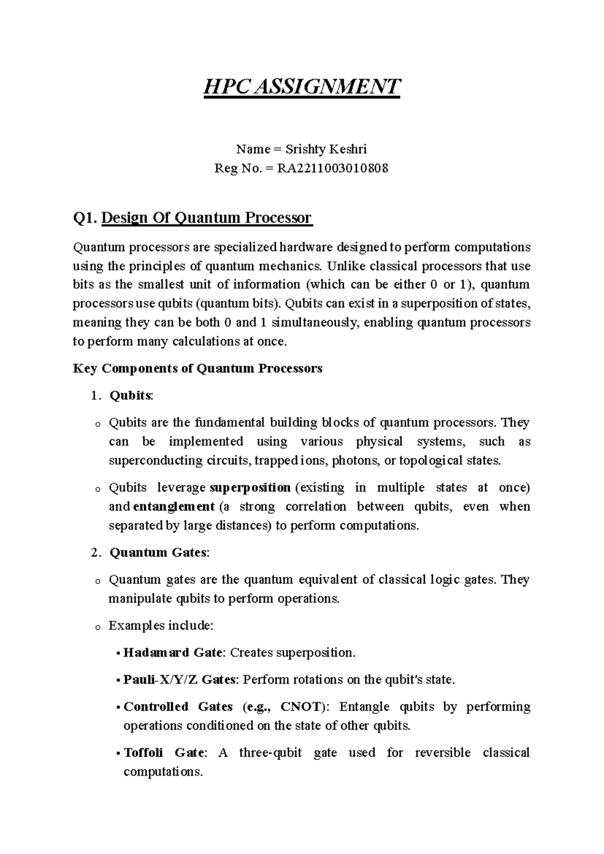 HPC Assignment(808) - hpc assignment given on various computing devices ...