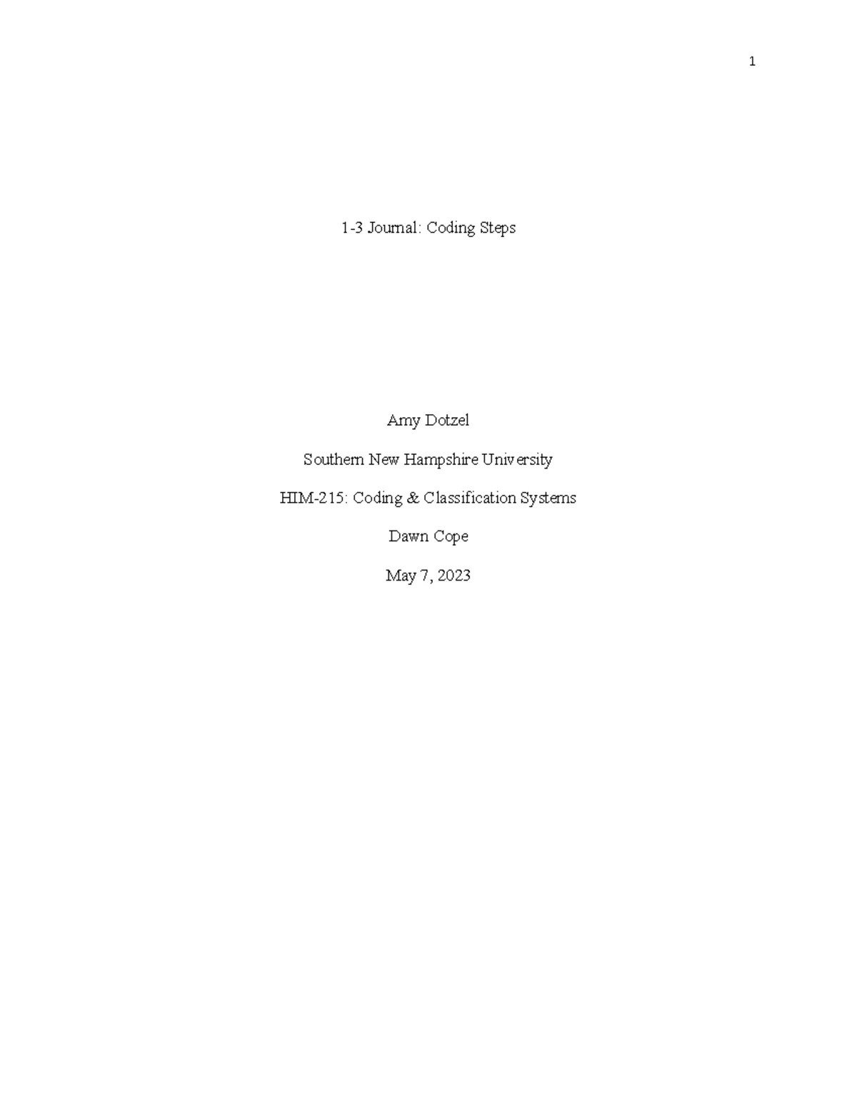 HIM 215 Final Project Milestone One: ICD-10-CM Coding Analysis - Studocu