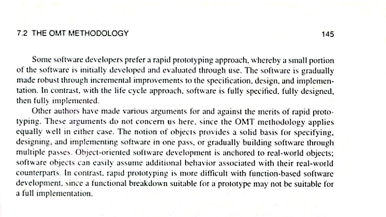 OMT Methodology Overview: Insights from Object-Oriented Modeling (Unit ...