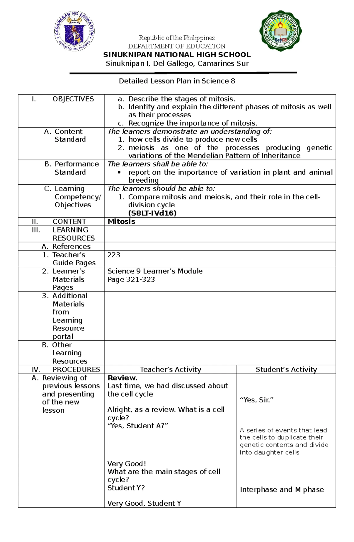 Science 9 Unit Plan: Respiratory & Circulatory Systems Overview - Studocu