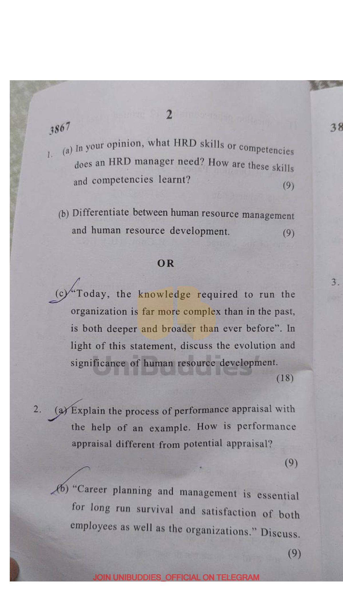 Human Resource Development NEP PYQ DSE - Universal human values - Studocu
