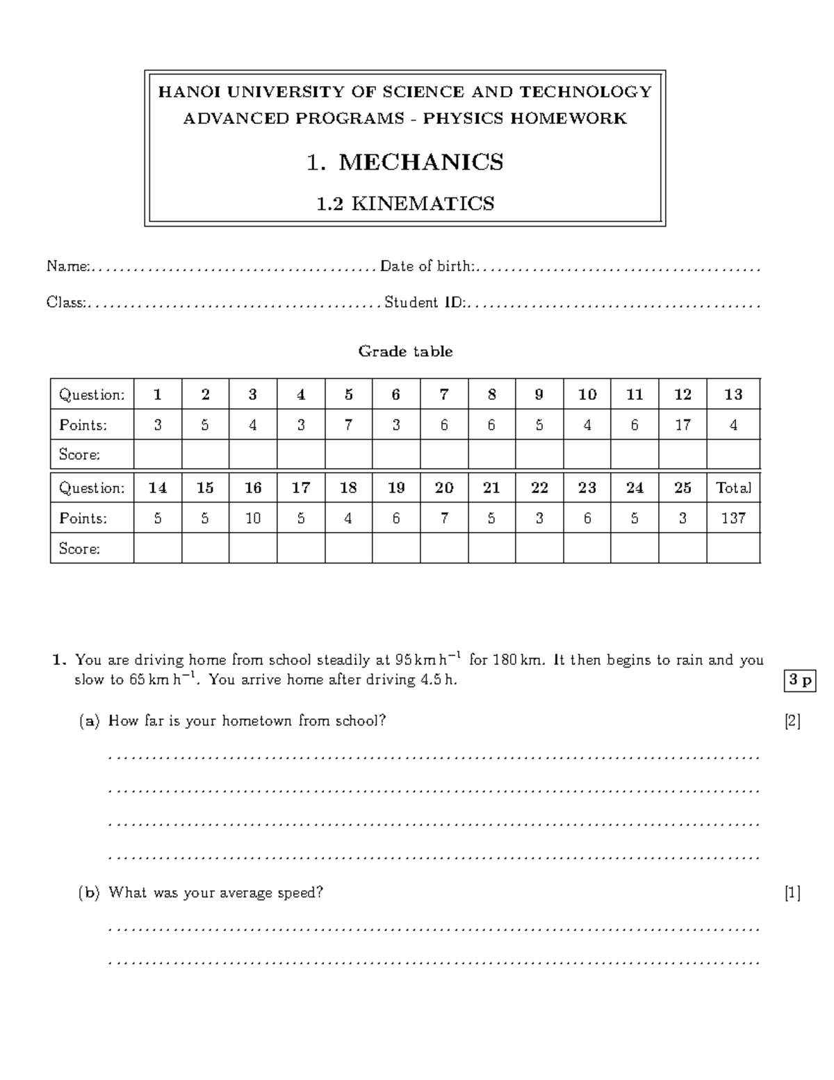 Hw ap P2 102 - 761 - HANOI UNIVERSITY OF SCIENCE AND TECHNOLOGY ...