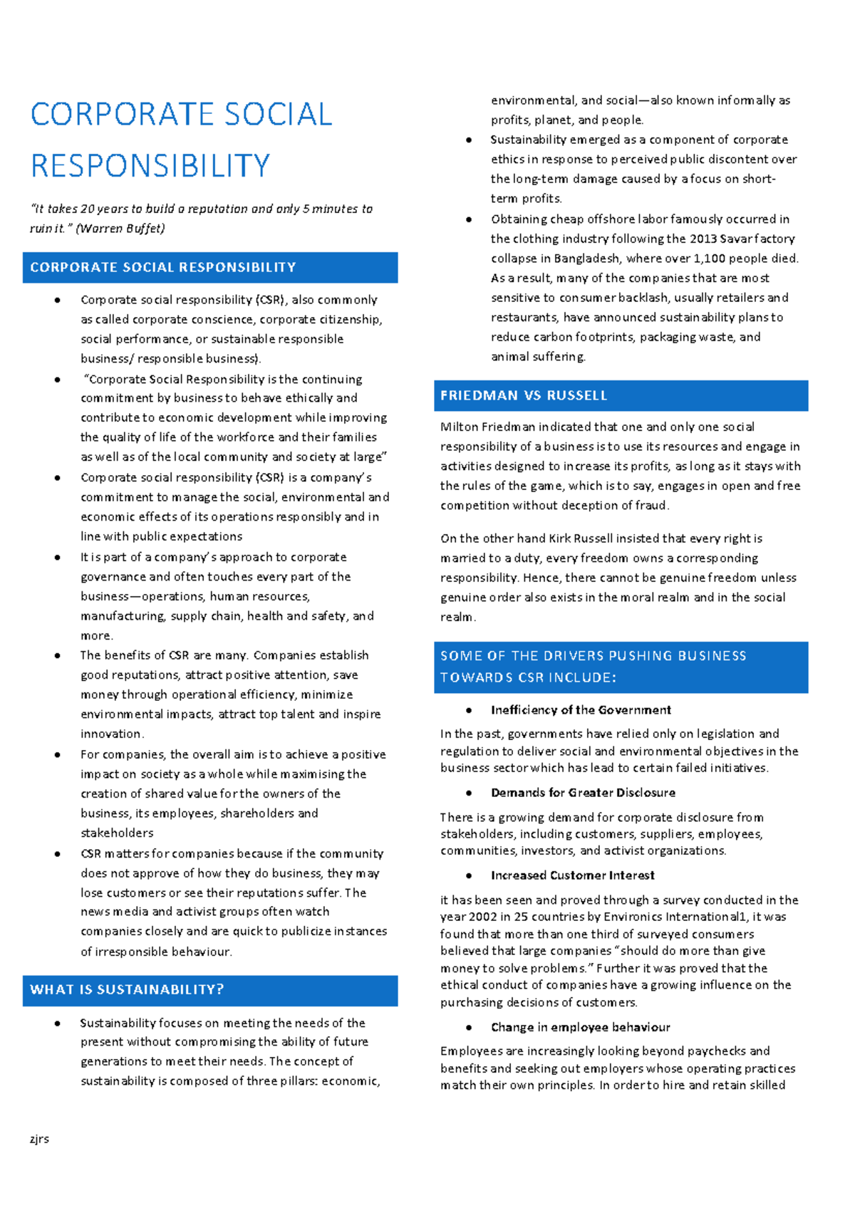 CSR- Reviewer: An In-Depth Exploration of Corporate Social ...