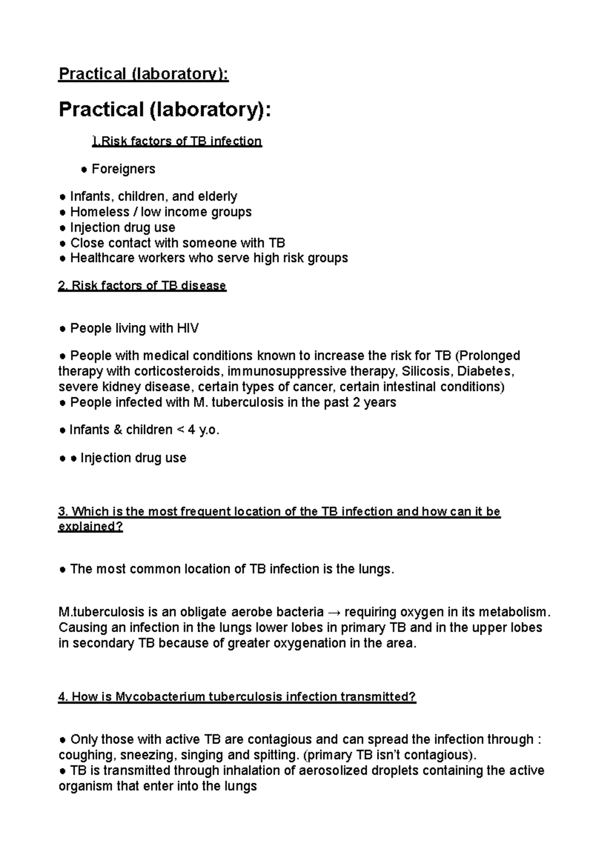 TB Infection Risk Factors and Diagnosis: Practical Lab Insights (PNEUMO ...