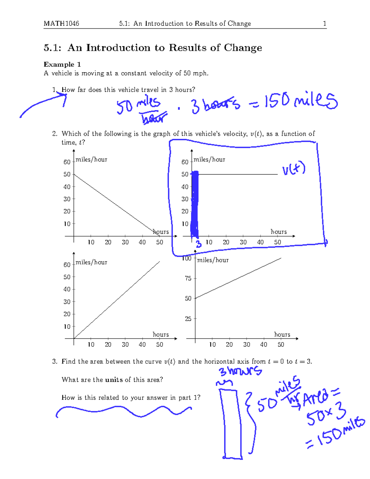 Key5 - 5.1 Problem Set: Questions & Solutions on Rates of Change - Studocu