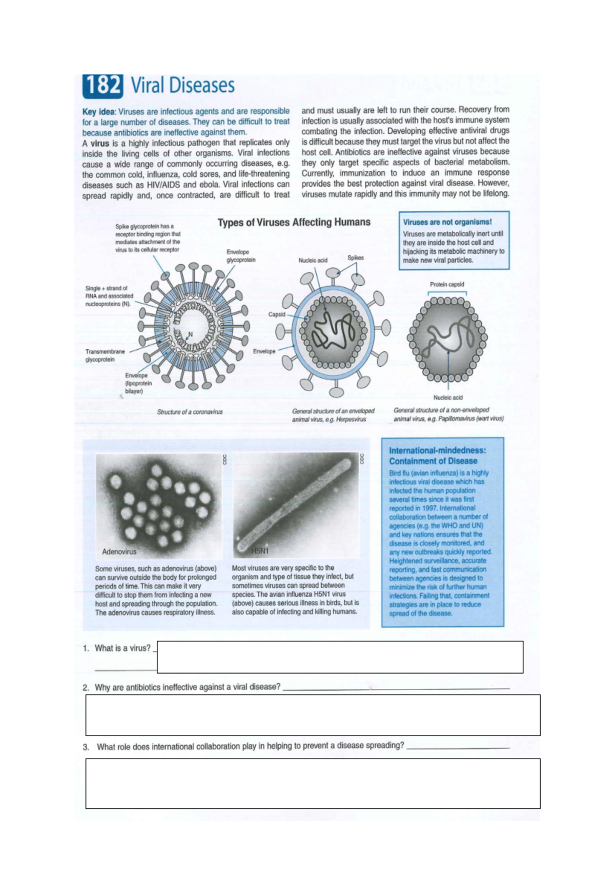 5. Viral Diseases - High School Notes on Infectious Agents - Studocu
