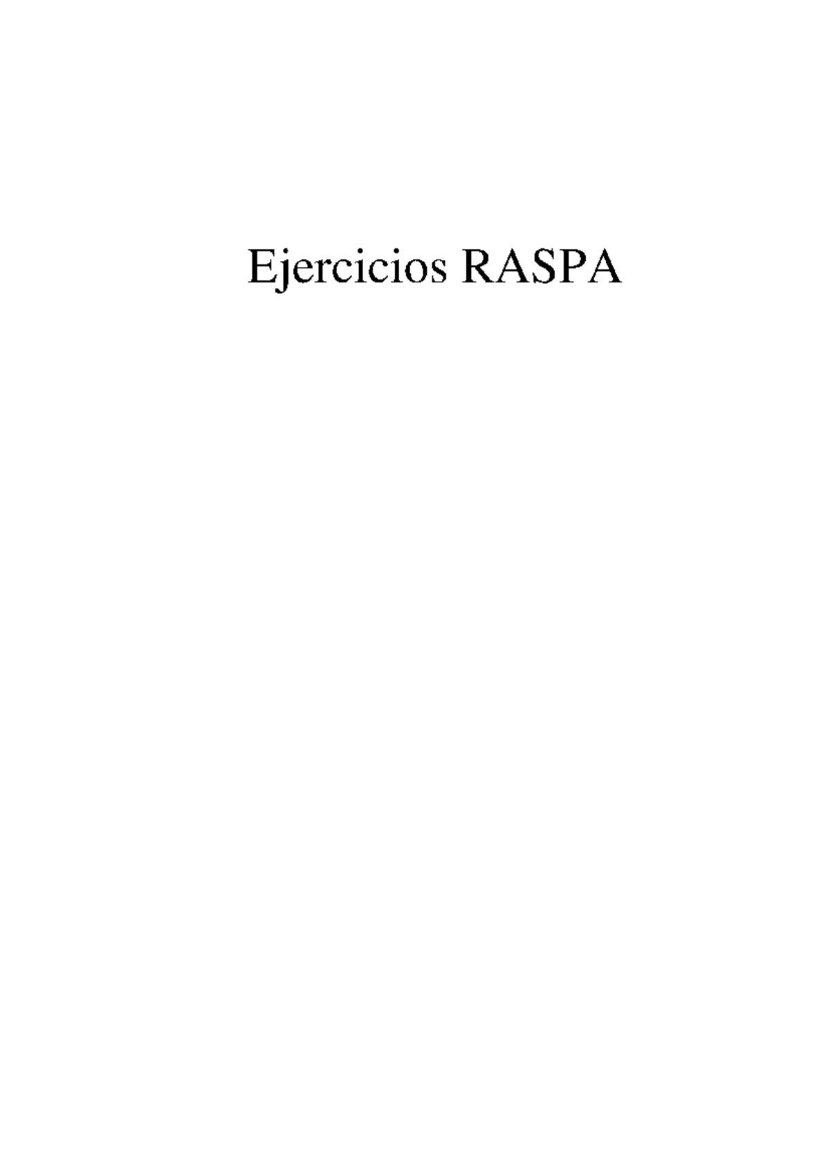 TP5 RASPA - Ejercicios Prácticos de Riego en Cultivos Intensivos - Studocu