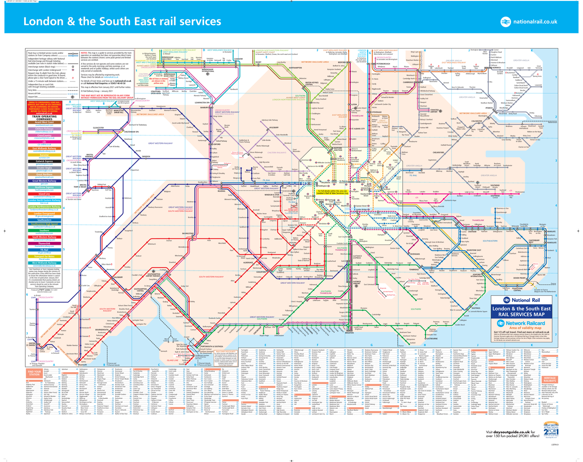 London South East Network Railcard Map - Updated January 2021 - Studocu