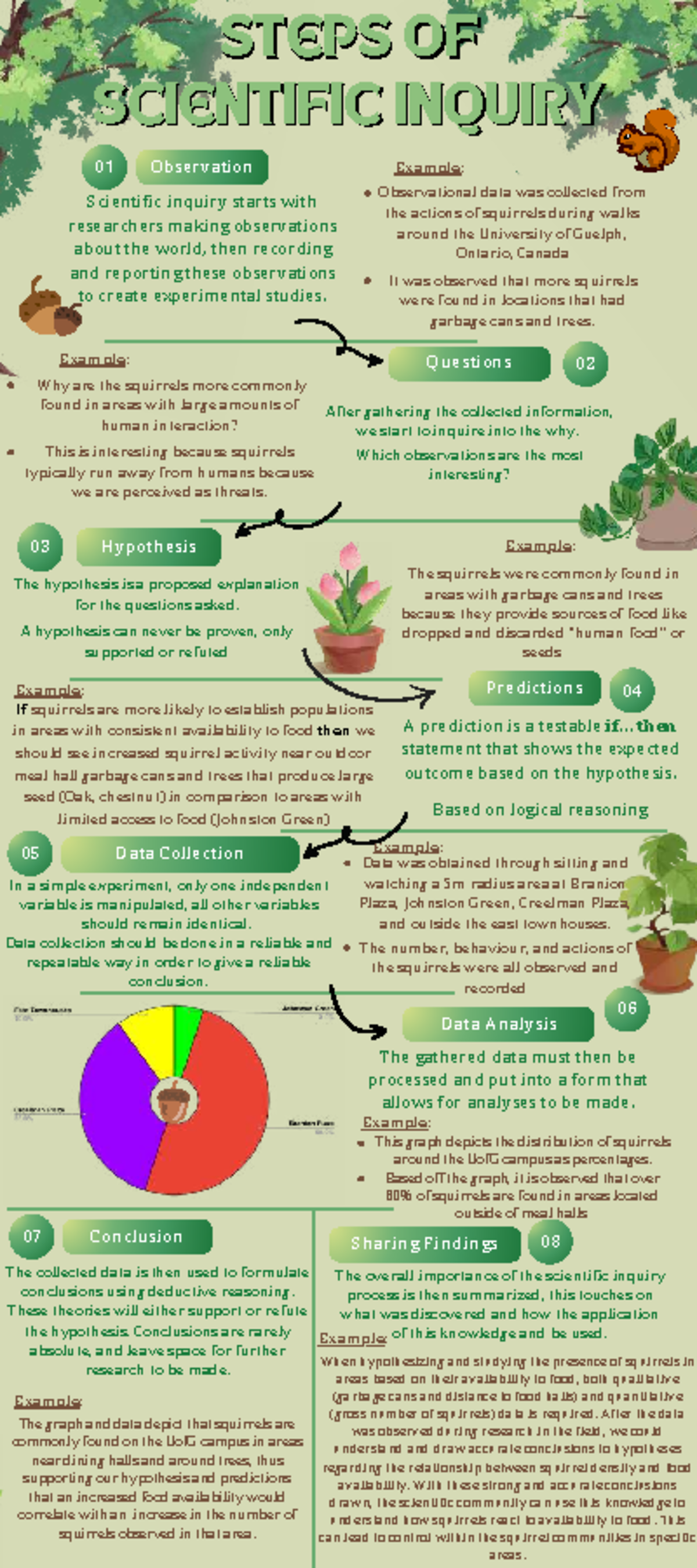 Steps of Scientific inqui - 01 Observation Questions 02 03 Hypothesis ...