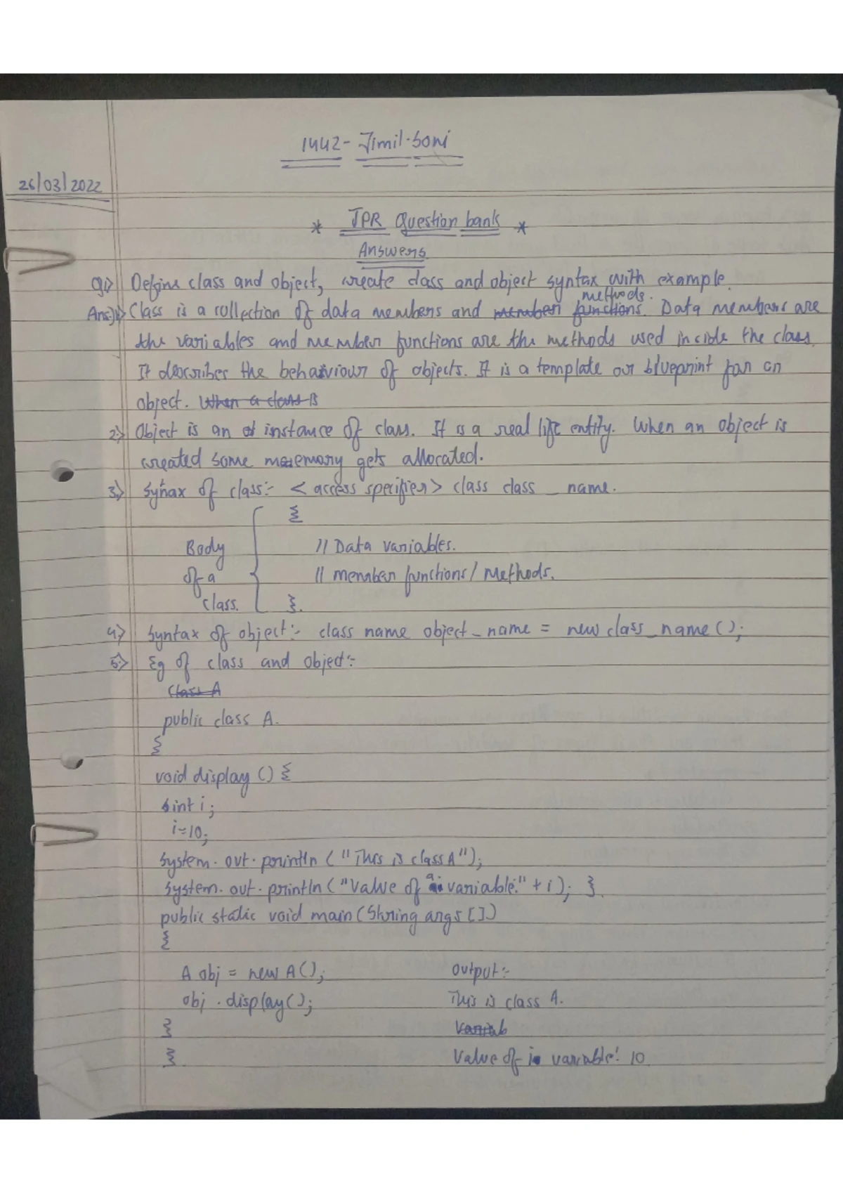 Java Technical Interview Questions and Answers for 2023 - Studocu